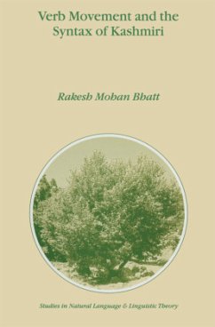 Verb Movement and the Syntax of Kashmiri - Bhatt, R. M.