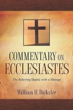 Commentary on Ecclesiastes - Bicksler, William H.