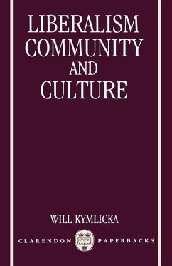 Liberalism, Community, and Culture - Kymlicka, Will