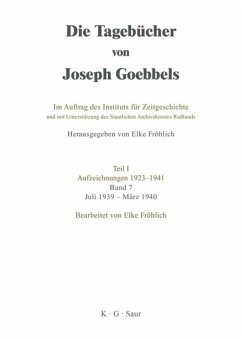 Juli 1939 - März 1940 - Goebbels, Joseph