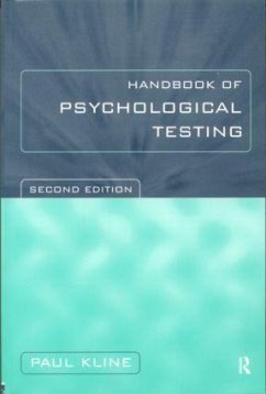 Handbook of Psychological Testing - Kline, Paul