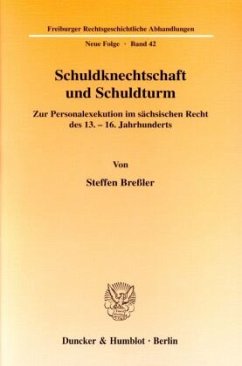 Schuldknechtschaft und Schuldturm - Breßler, Steffen