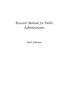 Research Methods for Public... - Bild 1