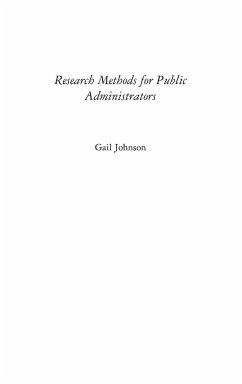 Research Methods for Public Administrators - Johnson, Gail