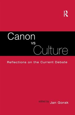 Canon Vs. Culture - Groak, Jan (ed.)