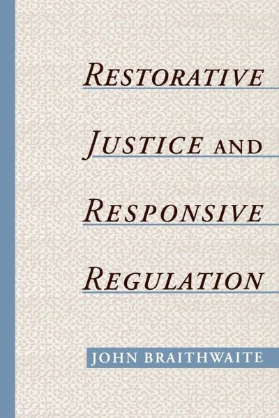 Restorative Justice & Responsive Regulation Restorative Justice & Responsive Regulation