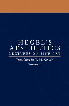 Aesthetics - Hegel, Georg Wilhelm Friedrich; Hegel, G. W. F.