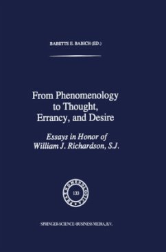 From Phenomenology to Thought, Errancy, and Desire - Babich, B.E. (Hrsg.)