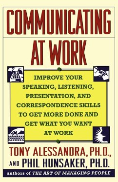 Communicating at Work - Alessandra, Tony; Garner, Hugh; Alessandra, Anthony J.