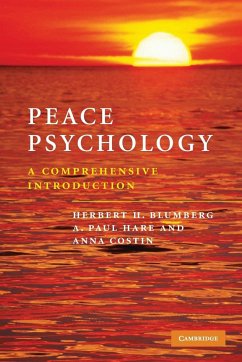 Peace Psychology - Blumberg, Herbert H.; Hare, A. Paul; Costin, Anna