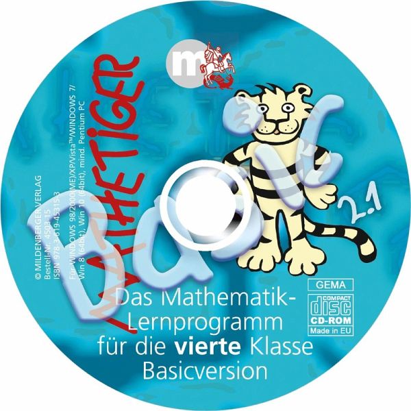 Mathetiger Basic 4 Version 2.0. CD-ROM. Bayern