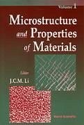 Microstructure and Properties of Materials (Volume 1)