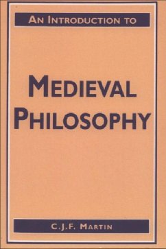 An Introduction to Medieval Philosophy - Martin, Christopher