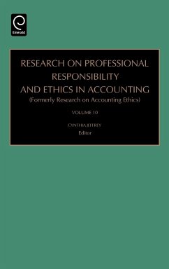 Research on Professional Responsibility and Ethics in Accounting - Jeffrey, Cynthia (ed.)