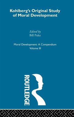 Cover Kohlberg's Orginal Study of Moral Development