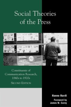 Social Theories of the Press - Hardt, Hanno