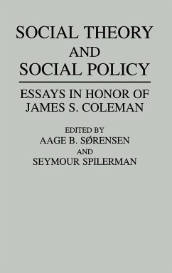 Social Theory and Social Policy