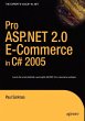 Pro ASP.NET 2.0 E-Commerce in C# 2005 - Bild 1
