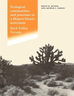 Ecological Communities and Processes in a Mojave Desert Ecosystem - Rundel, Philip W.; Gibson, Arthur C.