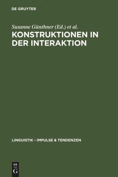 Konstruktionen in der Interaktion - Günthner, Susanne / Imo, Wolfgang (Hgg.)