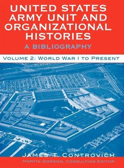 Cover United States Army Unit and Organizational Histories