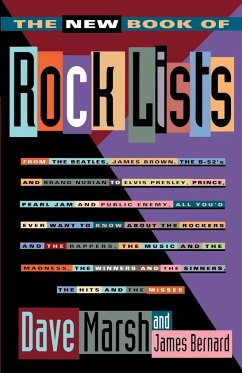 The New Book of Rock Lists - Bernard, James; Marsh, Dave