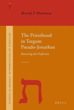 The Priesthood in Targum Pseudo-Jonathan (2 Vols) - Mortensen, Beverly