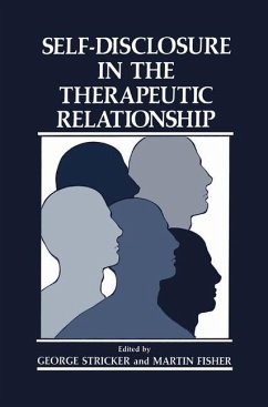 Self-Disclosure in the Therapeutic Relationship - Fisher, M. / Shueman, Sharon A. (Hgg.)