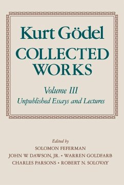 Collected Works - Godel, Kurt; G?del, Kurt