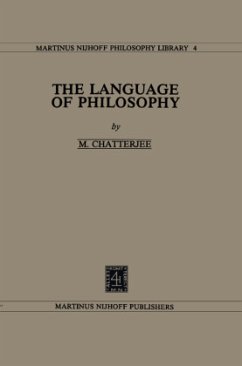 The Language of Philosophy - Chatterjee, Margaret