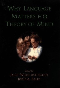Why Language Matters for Theory of Mind - Astington, Janet Wilde /Baird, Jodie A. (eds.)