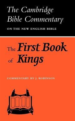 The First Book of Kings - Robinson, J.