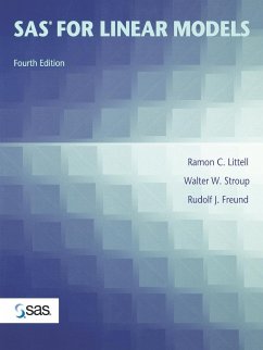 SAS for Linear Models - Littell, Ramon;Stroup, Walter W.;Freund, Rudolf