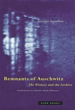 Remnants of Auschwitz - Agamben, Giorgio