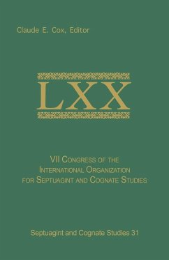VII Congress of the International Organization for Septuagint and Cognate Studies
