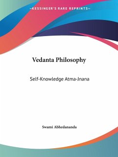 Vedanta Philosophy - Abhedananda, Swami