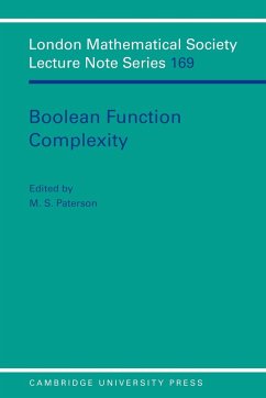 Boolean Function Complexity - Paterson, M. S. (ed.)