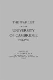 WAR LIST OF THE UNIVERSITY OF CAMBRIDGE 1914-1918