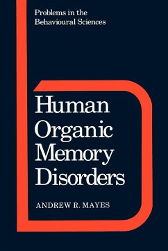 Human Organic Memory Disorders - Mayes, Andrew R.