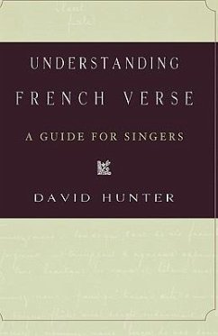 Understanding French Verse - Hunter, David