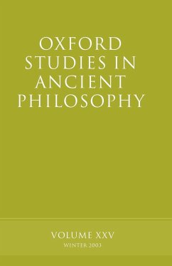 Oxford Studies in Ancient Philosophy - Sedley, David