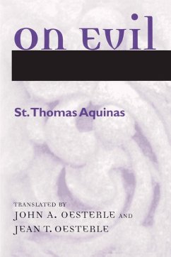 On Evil - Aquinas, Thomas