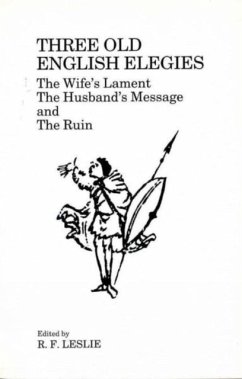 Cover Three Old English Elegies