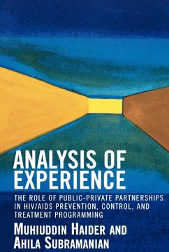 Analysis of Experience - Haider, Muhiuddin; Subramanian, Ahila