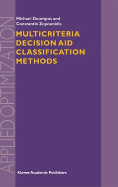 Multicriteria Decision Aid Classification Methods - Doumpos, M.;Zopounidis, C.