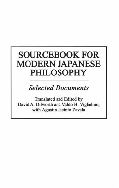 Cover Sourcebook for Modern Japanese Philosophy