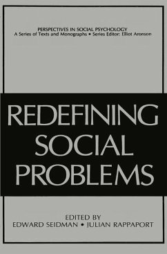 Redefining Social Problems - Seidman, Edward / Rappaport, Julian (Hgg.)