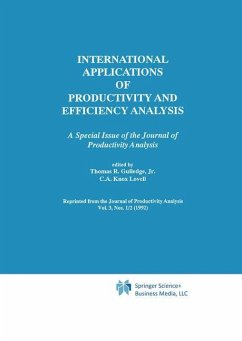 International Applications of Productivity and Efficiency Analysis - Gulledge, Thomas R. / Knox Lovell, C.A. (Hgg.)