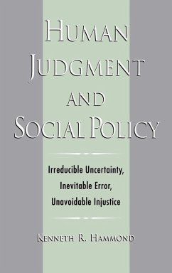 Cover Human Judgment and Social Policy