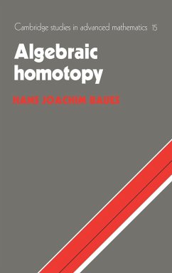 Algebraic Homotopy Hans Joachim Baues Author